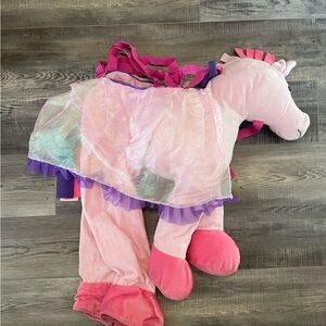 Pink and Purple Unicorn Kids Costume